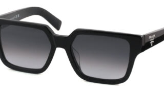 Prada Rectangle Sunglasses Black (SPRA07 1ABFS0) in Acetate - US